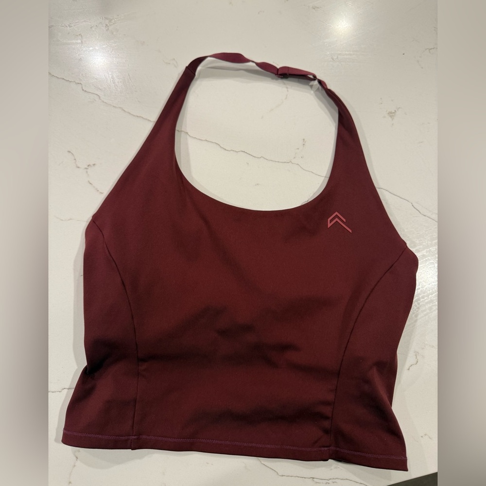 Oner Active Burgundy Halter Top
